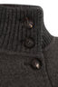 The Reem Mink Cashmere Coat - Charcoal