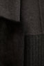 The Reem Mink Cashmere Coat - Charcoal