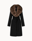 Bria Longline Cashmere Fur Coat