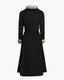 Amara Fur-Collar Coat – Noir