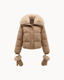 The Chamonix Puffer in Camel — front