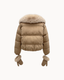 The Chamonix Puffer in Camel — back