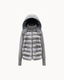 Davos Fur Knit Jacket in Grey — front