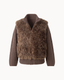 The Gstaad Bomber in Mocha — front