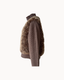 The Gstaad Bomber in Mocha — side