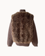 The Gstaad Bomber in Mocha — back