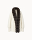Maren Fur Jacket in Ivory — front