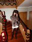 The Reem Mink Cashmere Coat - Deep Brown